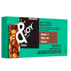 Enjoy Nuts bar Hazelnut + Cocoa <b>Nibs</b> - no <b>sugar</b> - CT - Product Image 2