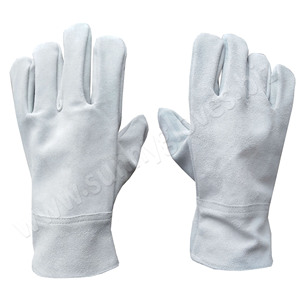 ถุงมือหนังวัว Buff ลายแพะป้องกันมือทำงานถุงมืออาร์กอน - Product Image 2