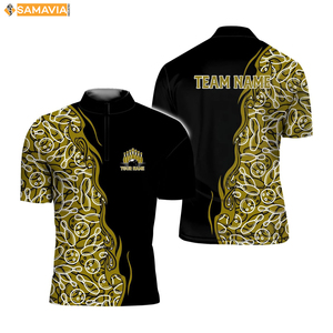 SAMAVIA Tournament Bowling Shirts USA Uniformes sublimados ligeros Custom Fit Club Teamwear - Product Image 6