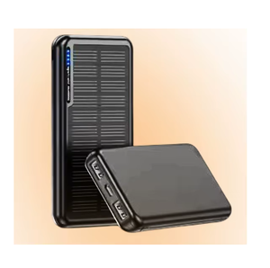 Banco de Energía Solar de Alta Capacidad con Salida USB Dual, Carga Rápida y Luz LED para Viajes al Aire Libre y Emergencias - Product Image 4