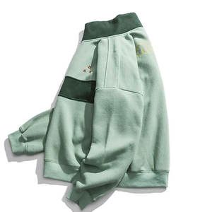 เสื้อ2026แบบสวมหัวไหล่สำหรับผู้ชายเสื้อสเวตเตอร์ผ้าคอตตอนปักโลโก้ได้ตาม100% - Product Image 3