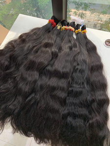 ผมแท้เวียดนามคุณภาพสูงสุด 100% เนื้อผมธรรมชาติแบบหยักศก สีน้ำตาลดำ ซุปเปอร์ดับเบิ้ลดรอว์น แบบเย็บสองชั้นด้วยเครื่องจักร - Product Image 5
