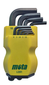 Set di 9 chiavi esagonali corte (Mota LQ91) - Product Image 1