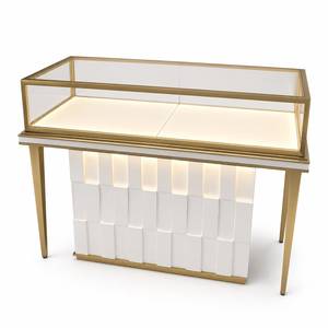 Vitrine de Luxe pour Bijoux, Présentoir en Verre pour Comptoir, Exposition de Détail pour Colliers, Bracelets et Bagues - Product Image 2