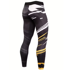 Pantalon de yoga à taille élastique pour hommes de la meilleure qualité nouveauté leggings en matériau souple avec motif solide conception de sublimation tendance - Product Image 2