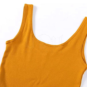 Camiseta sin mangas transpirable para mujeres adultas de etiqueta privada en venta al por mayor, camiseta sin mangas para mujeres de gimnasio más vendida - Product Image 4