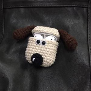 เคสขนสัตว์ถักไหมพรมแบบนิ่ม, ที่คลุมหูฟังถักด้วยมือไอเดียของขวัญน่ารักสำหรับ airpods - Product Image 4