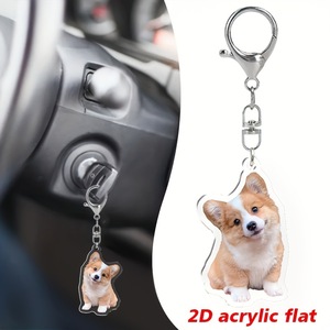 Porte-clés personnalisé avec portrait d'animal <span class=keywords><strong>de</strong></span> compagnie, breloque en acrylique personnalisée pour chien ou chat, un cadeau <span class=keywords><strong>de</strong></span> poche pour célébrer votre amour pour votre animal à fourrure - Product Image 6