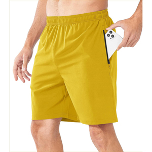Shorts pour hommes Shorts de fitness respirants de haute qualité Shorts de fitness décontractés Nouveau modèle de conception Shorts d'entraînement de course Poches élastiques à la taille - Product Image 3