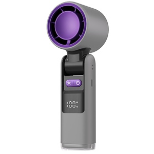 XKC 2026 Nouvelle Arrivée Ventilateur Portable Pliable à Grande Vitesse avec Logo Personnalisé Rechargeable pour Refroidissement de Poche - Product Image 6