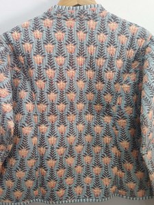 เสื้อแจ็กเก็ตบอลโบฮีเมียนสำหรับผู้หญิงเสื้อโค้ทปะต่องานฝีมือความยาวระบายอากาศผ้าฝ้ายแจ็คเก็ตสไตล์อินเดีย - Product Image 6