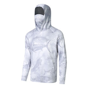 Ropa de pesca personalizada al por mayor de manga larga sublimada impresa Camo camiseta para hombres de manga larga de secado rápido camisas de pesca - Product Image 2