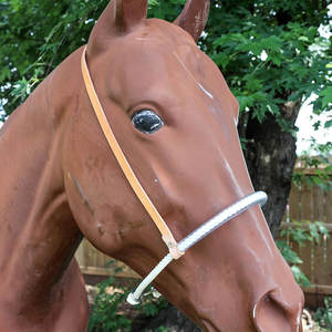 Handcrafted Single Rope Noseband Bosal Breeches Western Horse Tack Training Riding Soft Yet Strong <b>Corded</b> Rope Hackamore - Product Image 4