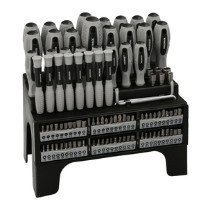 Set di Cacciaviti e Punte di Ricambio da 100 Pezzi con Espositore - Product Image 1