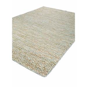 พรมลายเรขาคณิต Abrash ADWV-13047 ทำจากขนสัตว์และใยวิสโคส สีเขียว สำหรับใช้ในบ้าน - Product Image 2