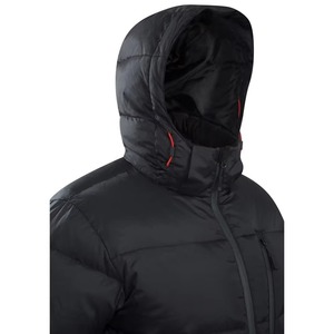 Veste matelassée à capuche unisexe pour l'extérieur avec col montant et logo personnalisé sur le devant, vêtement d'extérieur chaud pour l'hiver - Product Image 3