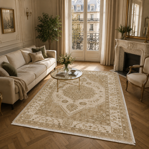 Tapis lavable traditionnel RW302702 Palazzo Bone de Rug Weavers, chenille lavable, 10 tailles, vente en gros, dropshipping - Product Image 6