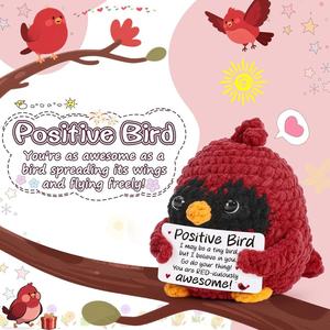 Muñeco de Ganchillo de Pájaro de Energía Positiva DIY al por Mayor, Decoración para el Hogar y Regalo Inspirador para Niños y Adultos para Halloween - Product Image 3