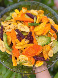 ถุงบรรจุผักผลไม้แปรรูปผสมรสชาติสำหรับผู้ใหญ่ของขบเคี้ยวเพื่อสุขภาพรสชาติหวานอย่างหนัก - Product Image 4