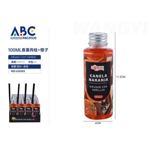 Lusso 100ml cannella arancione per diffusore di Reed fai da te fragranza per la casa interna di lunga durata con capacità 120ml regalo in scatola per il matrimonio
