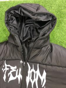 2025 Men's Casual <b>Winter</b> Cotton Puffer Jacket Custom Printed <b>Waterproof</b> Bomber Bubble <b>Coats</b> Zipper Closure Windproof - Product Image 3