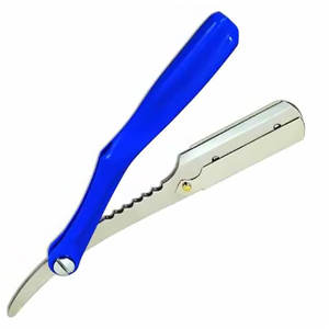 Maquinillas de afeitar profesionales para peluquero, maquinillas de afeitar rectas de peluquero de una sola hoja con acabado satinado de acero inoxidable, de alta calidad - Product Image 2