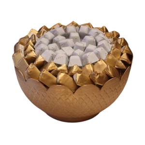 Plateau de service à chocolat en acier inoxydable de haute qualité Support en bois Technique personnalisable pour les fêtes Support à dessert à bas prix - Product Image 2