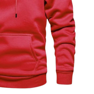 Nouveau sweat à capuche en molleton de coton lourd uni pour homme, coupe régulière, streetwear personnalisé - Product Image 3