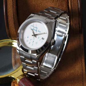 Montre automatique de luxe tendance pour homme avec cadran vert, verre saphir, boîtier en acier inoxydable, aiguilles lumineuses, montre mécanique à la mode - Product Image 2