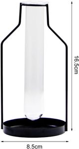 Jarrón de Flores de Metal, Decoración Moderna, Arte Floral para Mesa, Regalo para Amantes de las Flores, Decoración Minimalista para Estantes, Soporte Decorativo para Jarrones de Flores - Product Image 2