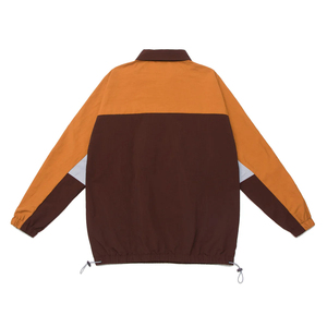 Veste Anorak Coupe-Vent Femme Personnalisable avec Logo, Blocs de Couleurs, Boutons, Demi-Zip, Style Rétro, Légère, pour Randonnée en Extérieur - Product Image 2
