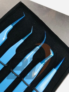 แหนบต่อขนตาสแตนเลสปลายแหลมแข็งปรับแต่งฉลากส่วนตัวได้ - Product Image 2