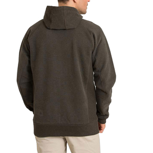 Sweat à capuche en polaire léger personnalisé en usine pour hommes, style hip-hop surdimensionné, taille personnalisée, anti-rétrécissement, uni - Product Image 3