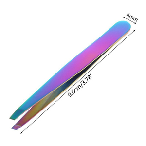 Pince à épiler professionnelle personnalisée en acier inoxydable, pointue, ultra-affûtée, antidérapante, écologique, légère - raisonnable - Product Image 2