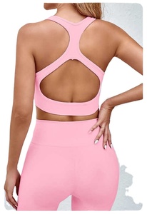 Yoga Set Shorts Breathable Seamless Four-Way Stretch High Waist 2-Piece Activewear Comfortable Flexible Lightweight Perfect Gym - Product Image 3