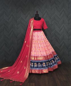Leganga Lehenga Choli : Fusion de la tradition et de la tendance - un choix parfait pour les boutiques de mode avant-gardistes - Product Image 4