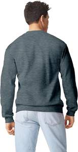 Sudadera de algodón pesado de gran tamaño para hombre con logotipo personalizado, cuello redondo, hombros caídos, ropa de calle, Jersey informal - Product Image 5