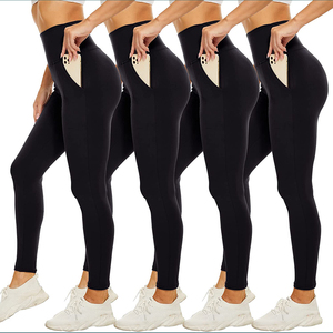 Mallas de mujer con logotipo personalizado al mejor precio para ropa deportiva y de gimnasia Servicio OEM con logotipo en la cintura - Product Image 2