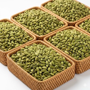Gousse de cardamome verte entière 100 % naturelle, sauvage, séchée, traitée par procédé AD, qualité alimentaire, épice extraite par solvant, emballée sous vide, export en vrac - Product Image 4