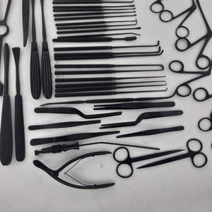Juego de Instrumentos para Timpanoplastia, Instrumentos de Microcirugía de Oído, Instrumentos ORL, Herramientas Quirúrgicas de Acero Inoxidable con Recubrimiento Negro, Certificación CE - Product Image 1
