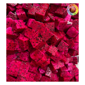 Cubos de pitaya congelada, fruta de dragón congelada IQF, variedades de fruta de dragón roja y blanca congelada para hacer jugo, tazón y postre - Product Image 5