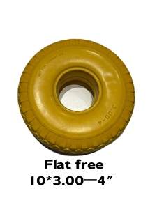 High Quality 10x3.00-4 Vietnam Rubber New Hand Truck Flat-Free Essential <b>Parts</b> Lightweight 1kg for <b>Material</b> <b>Handling</b> <b>Equipment</b> - Product Image 4