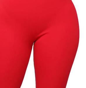 Shorts de Ciclismo para Mujer, Transpirables, de Poliéster y Elastano, con Efecto Push-Up, Color Nude, Leggings Negros para Gimnasio - Product Image 2
