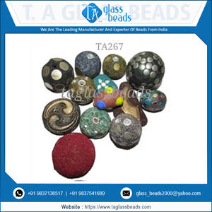Venta superior Fancy Crystal Lampwork & Glass Beads Nuevo diseño Kashmiri Beads Precio barato Producto del exportador indio - Product Image 6