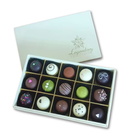 Chocolate de alta calidad de Legendary Chocolatier Way Caja de regalo de trufa de chocolate Caramelo de chocolate tan dulce Hecho en Vietnam
