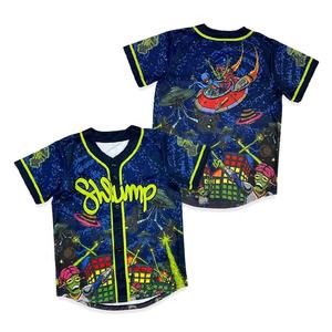 Maillot de baseball brodé original, sublimation, Blue Jays, chemises de baseball, logo brodé, numéro d'équipe personnalisé - Product Image 1