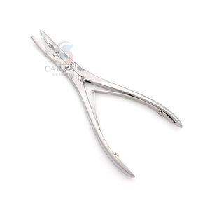 Instrumento quirúrgico ortopédico Ruskin Bone Rongeur 19cm 4mm Doble acción Fuente de alimentación manual de acero inoxidable de alta calidad - Product Image 1