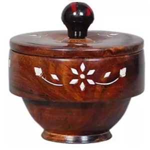 Handcrafted Wooden Urn Human Adult <b>Ashes</b> Wooden Cremation Urns <b>Box</b> Cremation Urns Walnut Finishing Funeral Urn - Product Image 1