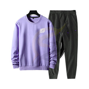 Survêtement unisexe en coton polaire, ensemble de 2 pièces, personnalisé, unisexe, survêtement personnalisé, en coton, Jogging, Sweat-shirt - Product Image 1