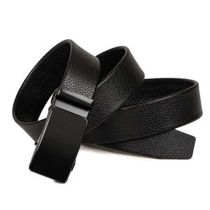 Ceinture habillée en cuir PU réversible double face chaude pour hommes longueur personnalisée noir et marron avec boucle rotative Vintage Logo personnalisé - Product Image 3
